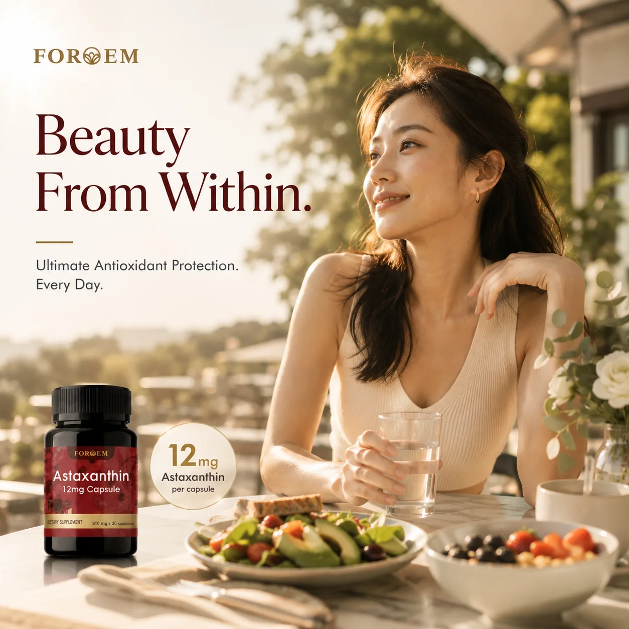 FOROEM Astaxanthin | 高纯度天然虾青素